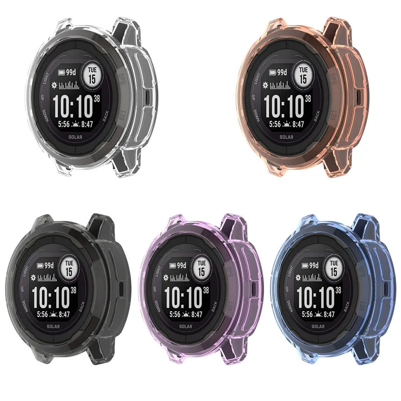 Replacement Frame Bracelet Cases Shell For Garmin Instinct 2 Smartwatch Cover Instinct 2S TPU Protector Case Watch Frame