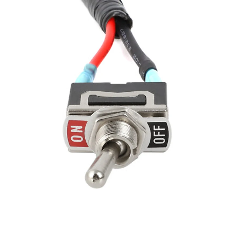 DWCX Automotive Switched Fuse Holder Fit for Mini Fuse with Wire 10A 15A Plug & Play Universal