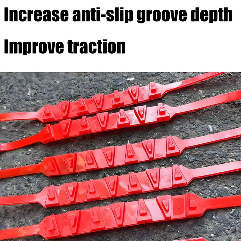 Motorcycle Snow Chains Nylon Electric Vehicle Anti-skid Belt With Storage Bag Anti Skid Car Tire Chains Extrication Chain For