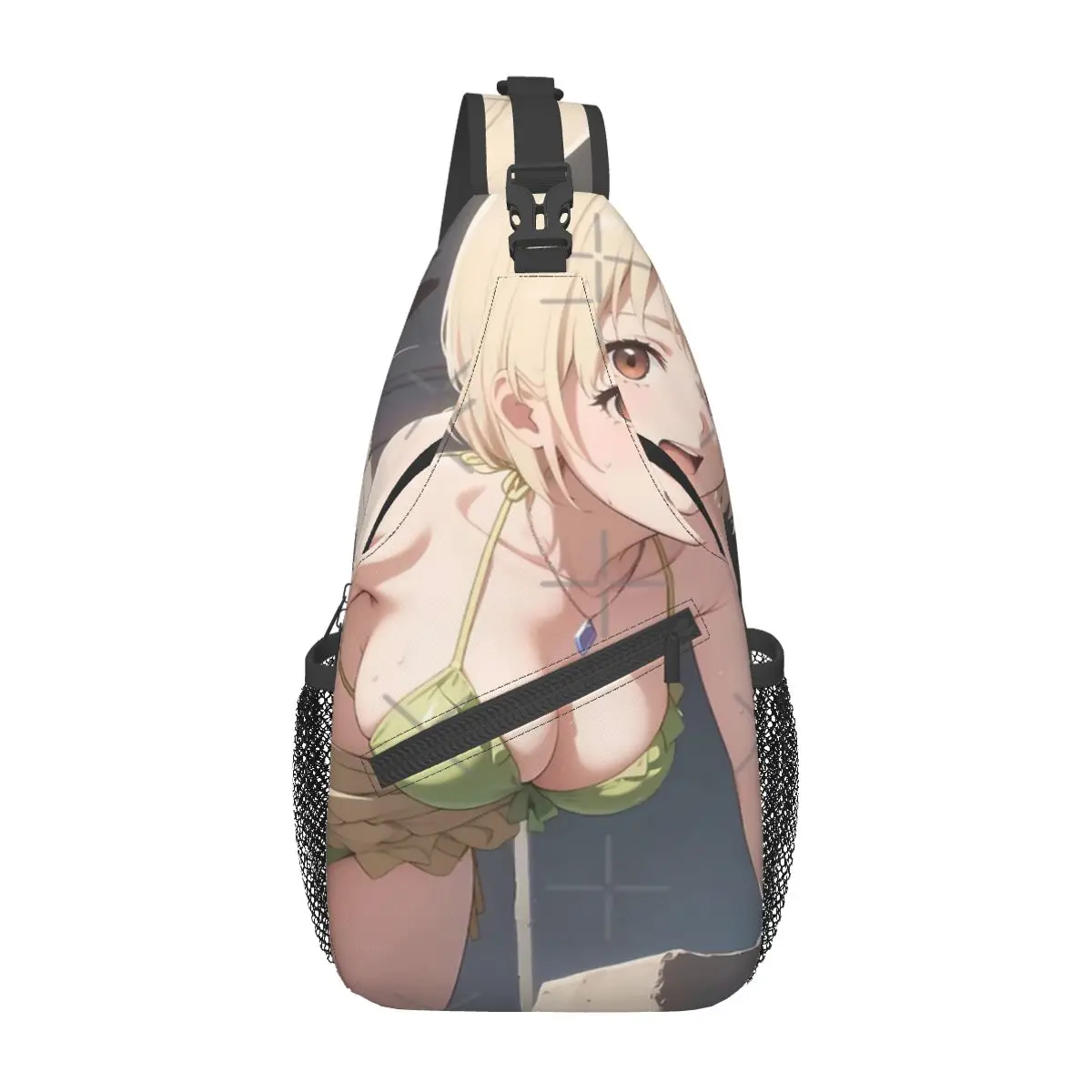 

Женская нагрудная сумка Chisato nishikier Lycoris Blossom, Современная портативная Повседневная нагрудная сумка через плечо, настраиваемая