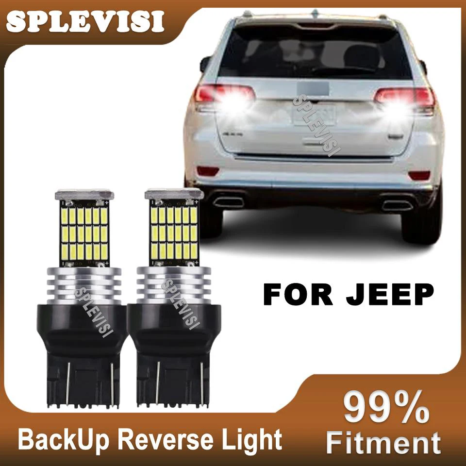 Accessori Per Luci Di Retromarcia 2X Led W21W 7440 7443 T20 Lampada Di Backup Per Jeep Compass 2011-2019 Jeep Cherokee 2014-2020