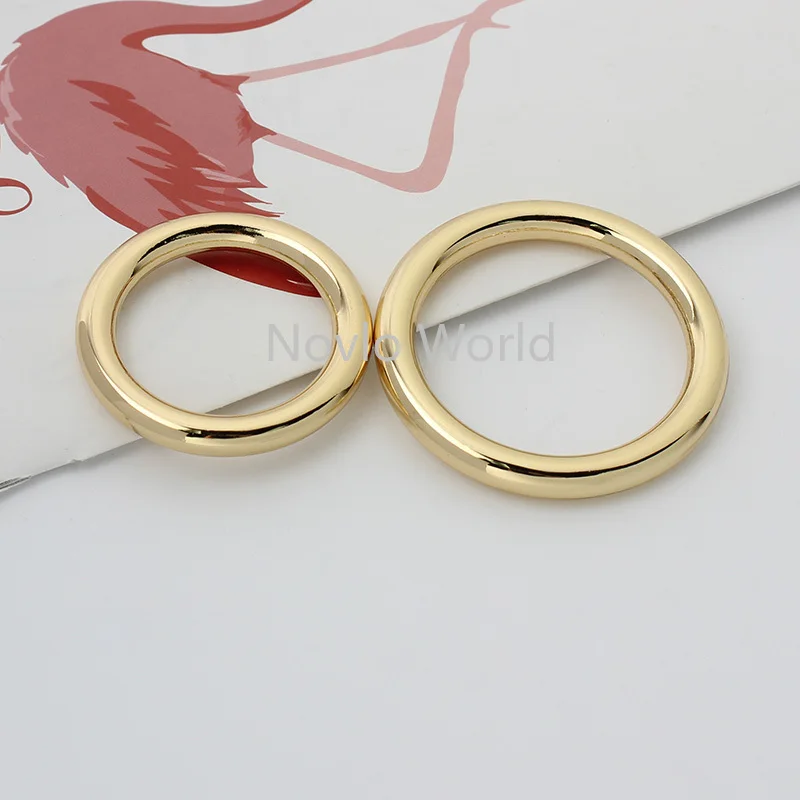 10-50 조각 3 색 30mm 38mm 6.0mm 두꺼운 합금 O 링 애완 동물의 스트랩 커넥터 버클 용접 반지 가방 액세서리