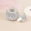 30ML Luxury Rhinestone Glass Oil Dropper Mini Perfume Empty Travel Bottle Travel Portable Essential Oil Storage Jar Organization 2