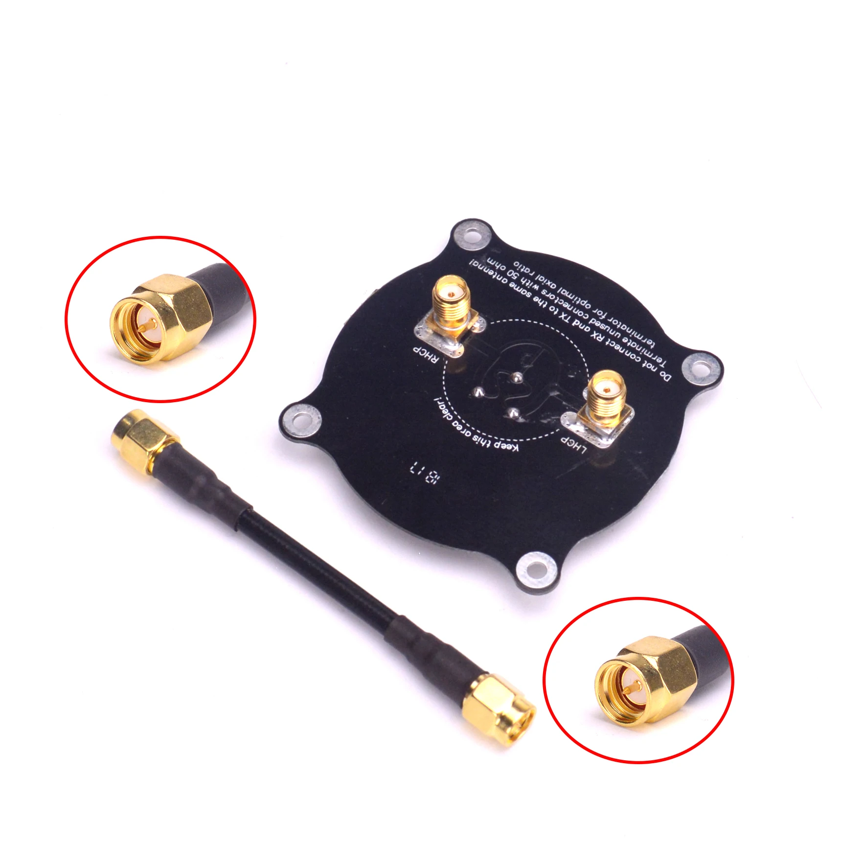 Antennes FPV VTX VRX RPSMA SMA Longue Courte - Lot de 6 Couleurs