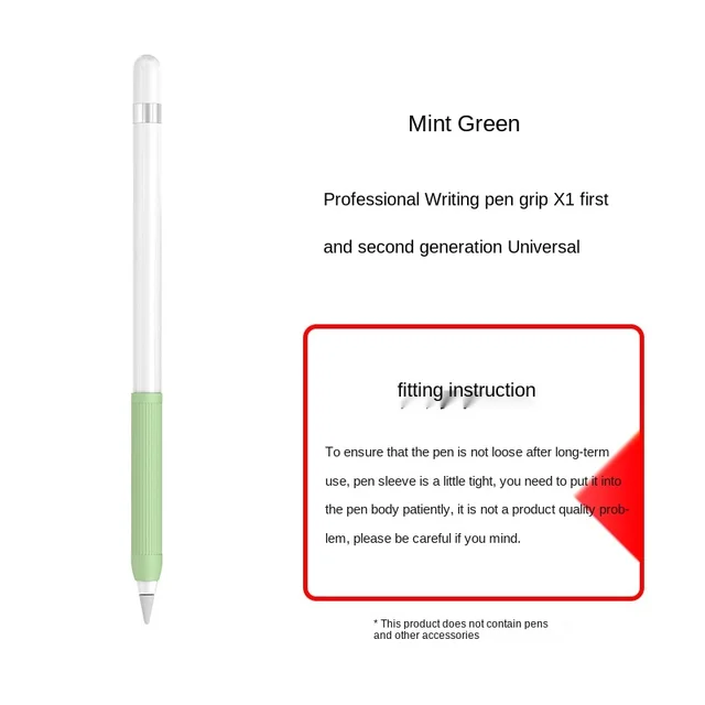 For Apple Pencil 1 2 Case Cover Universal Colorful for IPad Pencil Case Non-slip Protection Silicone for Apple Pencil 2 1 Sleeve Green