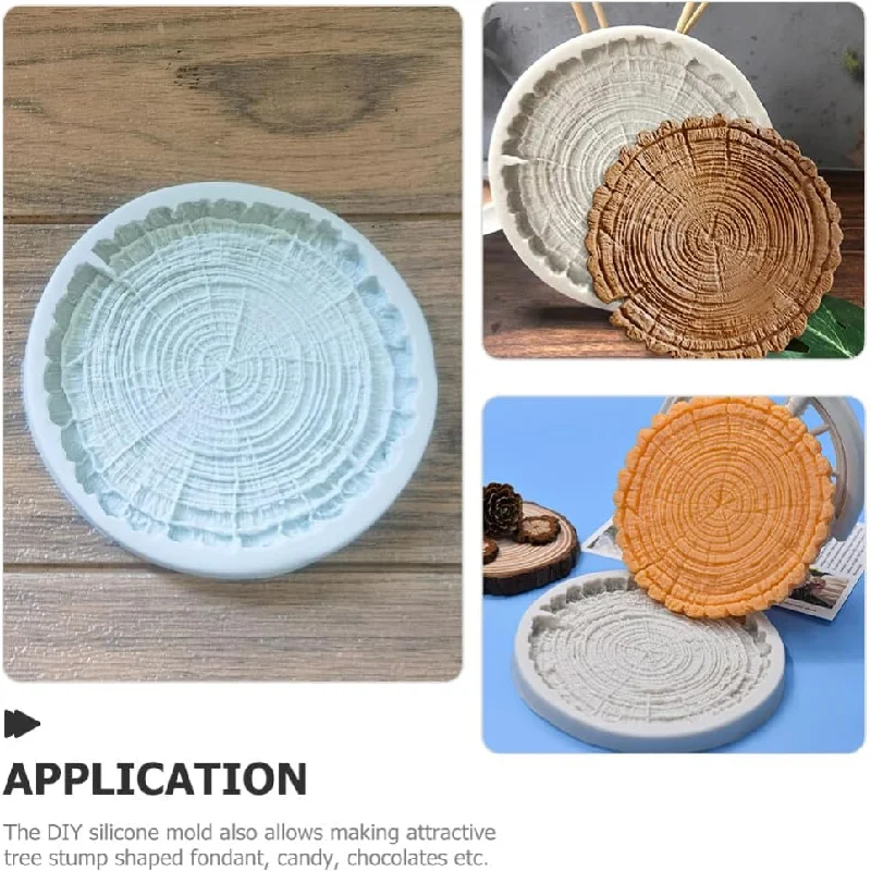 Stump Shape Silicone Fondant Chocolate Cake Baking Mold Cake Tools DIY Home Decor Kitchen Accessories