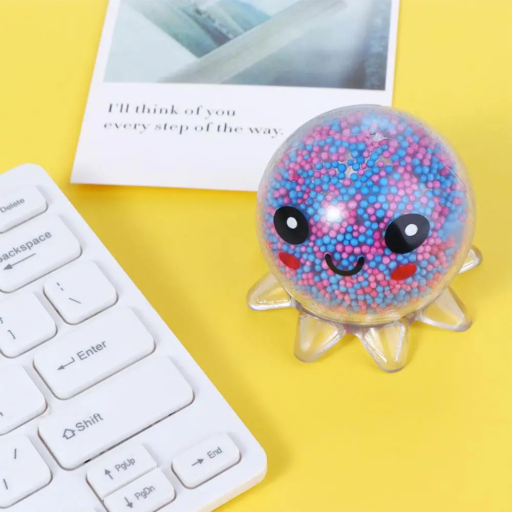 Interactive Gift Stress Relief  Decompression   Gift Squid Vent Ball Glowing Octopus  Octopus Ball Squeeze