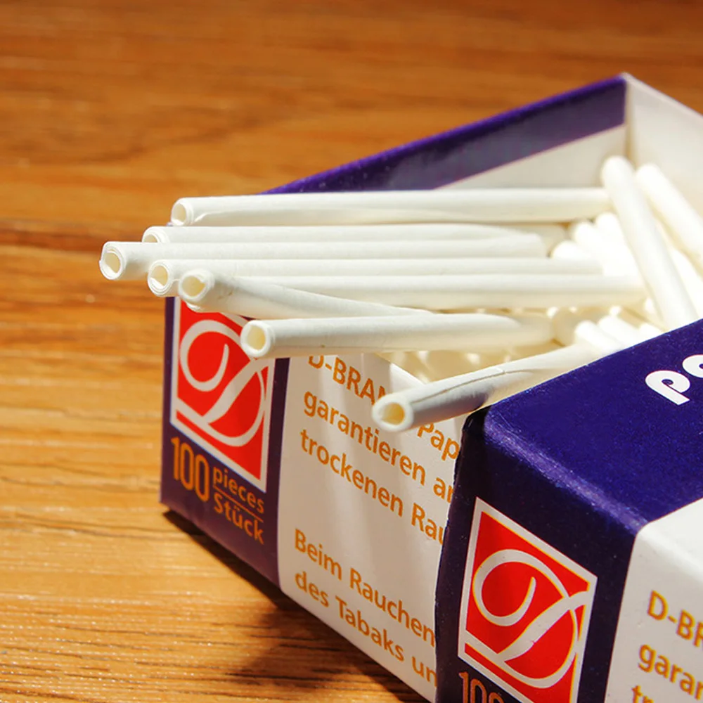 3mm Tobacco Filters 100pcs For Smoking Pipe DIY Smoke Pipe Filter L=50mm Paper filter Smoking Tools Tobacco Tar Filtration smoking pipe filters tobacco smoking accessories smoking accessories tobacco pipe smoking pipe herb smoking pipe