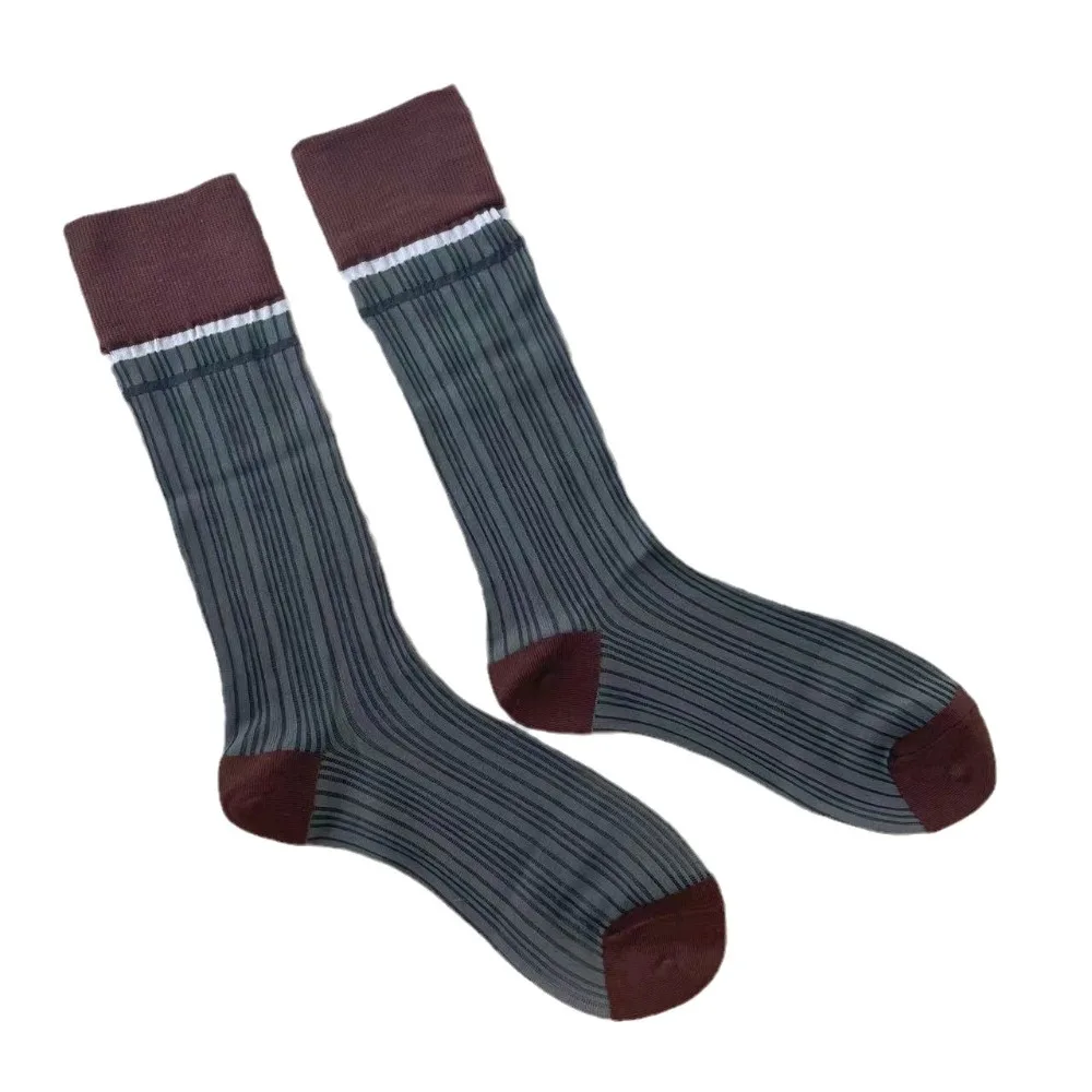 Spring and Summer Outerwear Socks Look High-end Contrasting Colors Breathable Ultra-thin for Women Girls Comfortable Breathable - 3