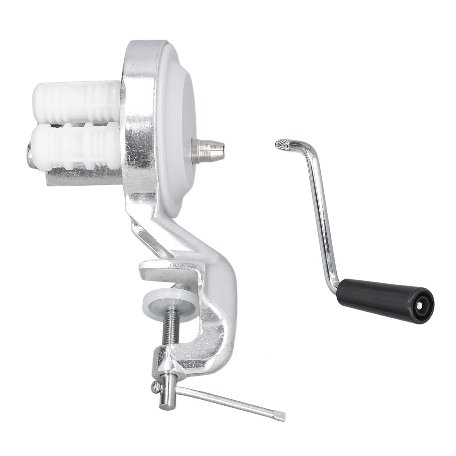 Manual Macaroni Maker Stainless Steel Silver Portable Hand Cranking Noodles Pressing Machine for Kitchen Restaurant Noodle Maker noodle press