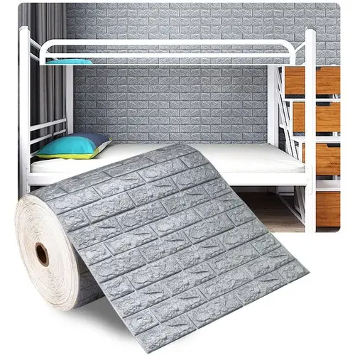 3D Foam Brick Wall Panels Stickers Self Adhesive Waterproof Living Room Wallpaper Wall Decal Home Decor Wallcovering TV Backdrop - Image 21