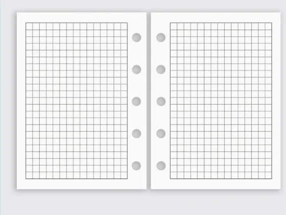 Cute Colorful Loose Leaf Journal and Sketchbook Pages – 30 Sheets
