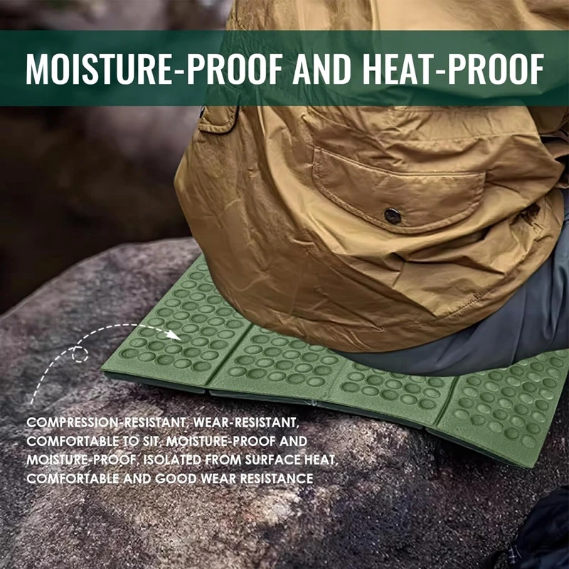1PC Seat Cushion Outdoor Foldable Thermal Seat Pads Outdoor Foldable Seat Mat Waterproof Portable for Outdoor Playground Garden 3