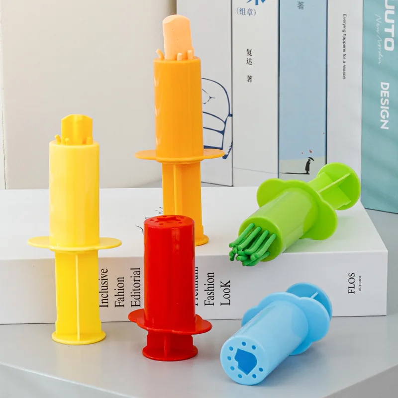 Polymer Clay Tools 5 Pcs Clay And Dough Tools Noodle Extruder Set Bright Colors
