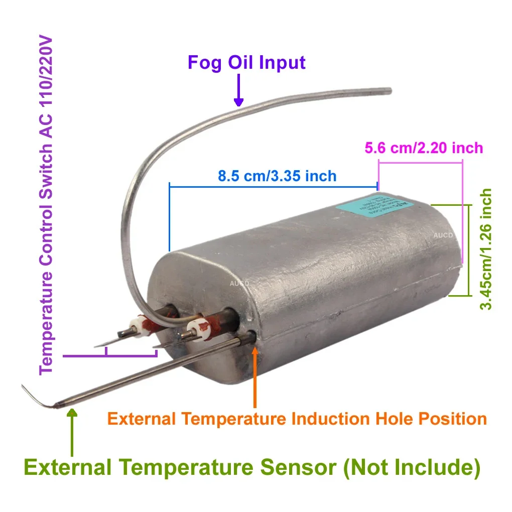 ping 900W Show Stage Fogging Smoke Machine Heater Strip Disinfection Atomizador Water Fogger Atomizer Heating Core Pipe