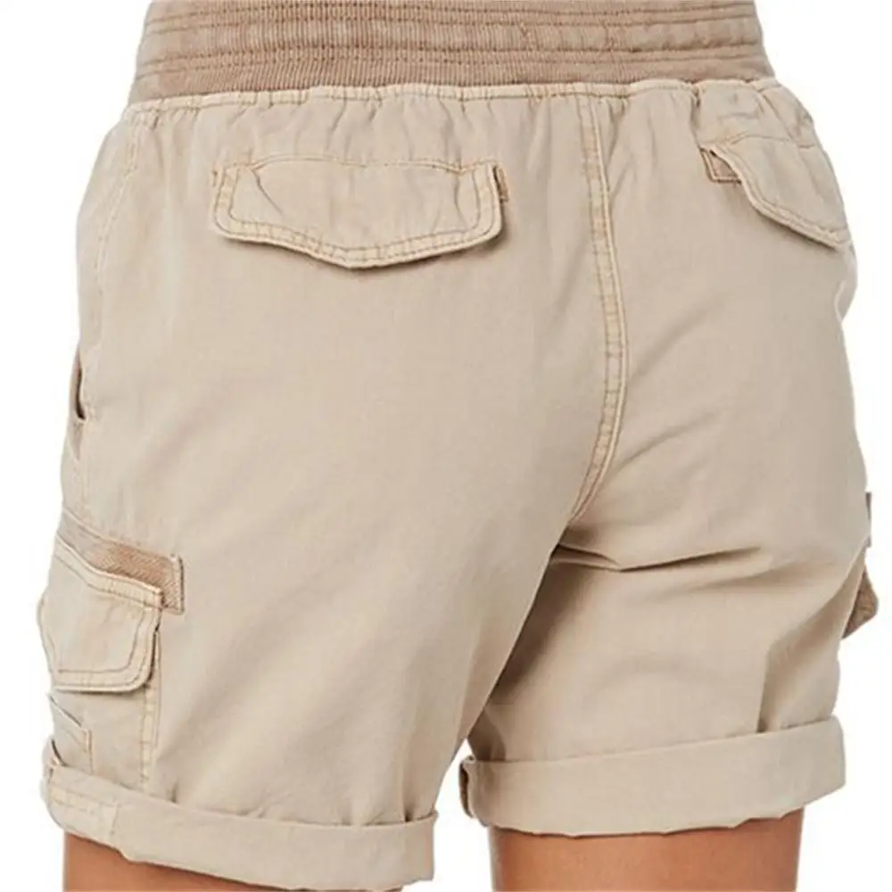 Customize Your Logo Outdoor Casual Golf Active Shorts Women's Hiking Cargo Shorts Summer Loose Bermuda Shorts with Pockets