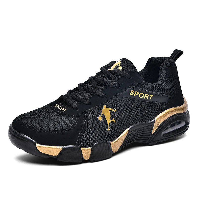 Men's Sneakers 2024 New Men Shoes Outdoor Breathable Mesh Sneakers Non Slip Comfortable Walking Black Sports Shoes for Men