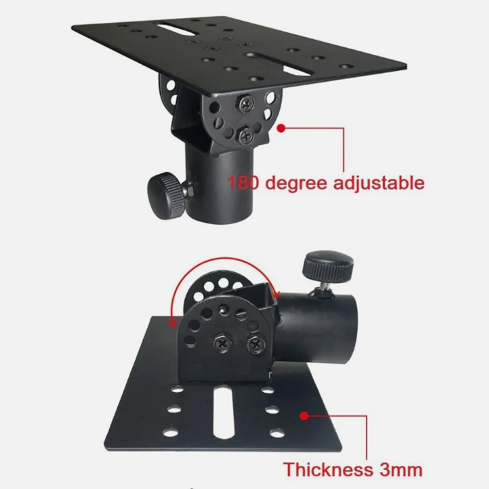 Tripod Stand Metal Mount Tripod Pole DJ Speaker Stand Adapter Top Cap Rotatable 35mm Sturdy Metal Construction Music Instruments