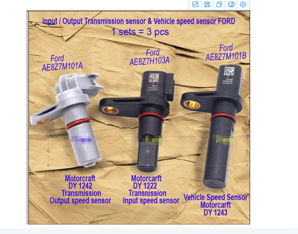 1 Set Automatic Transmission Speed Sensor Ford Focus 20122014 Output