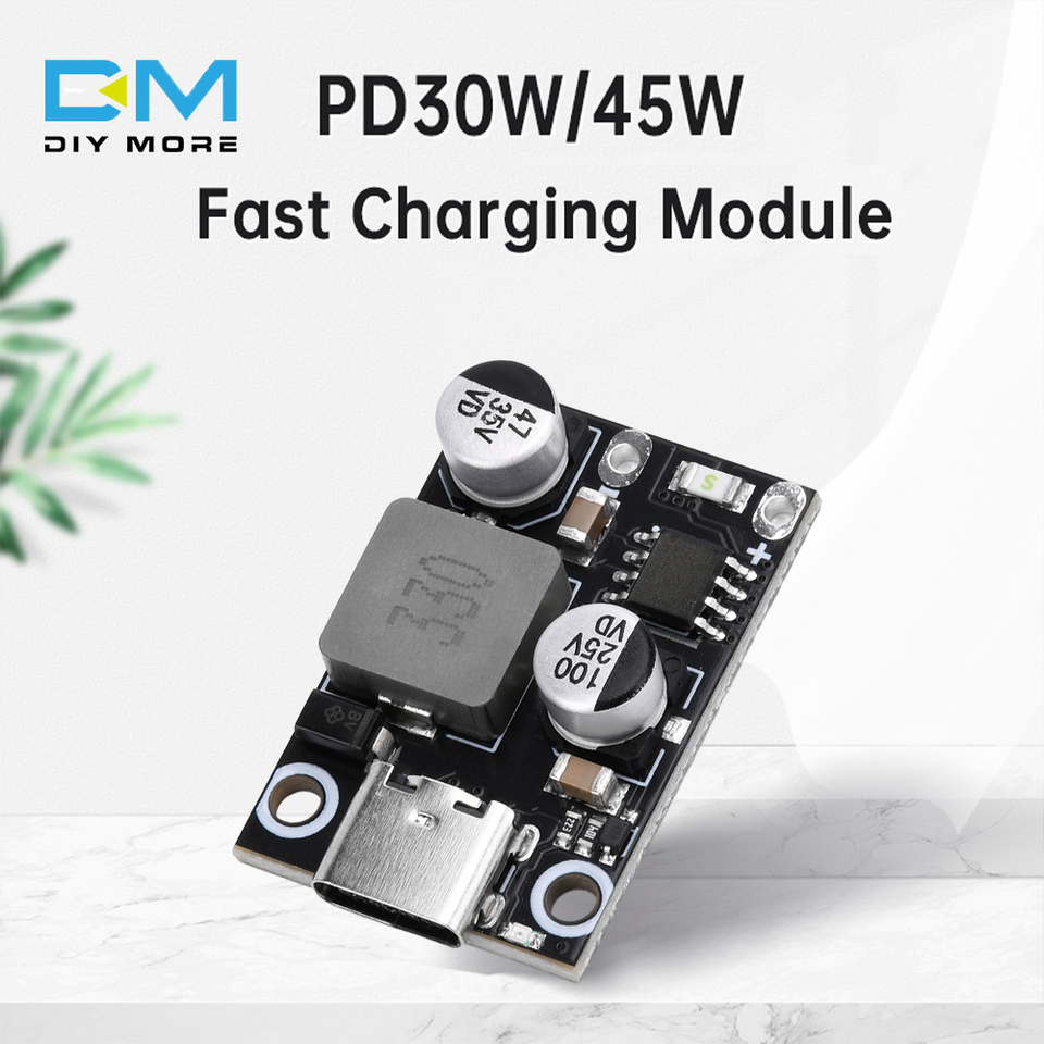 Type-C PD30W 45W Fast Charging Module For Mobile Phone DC8-30V PD3.0 PPS Fast Quick Charger Circuit Board QC3.0 SCP support VOOC