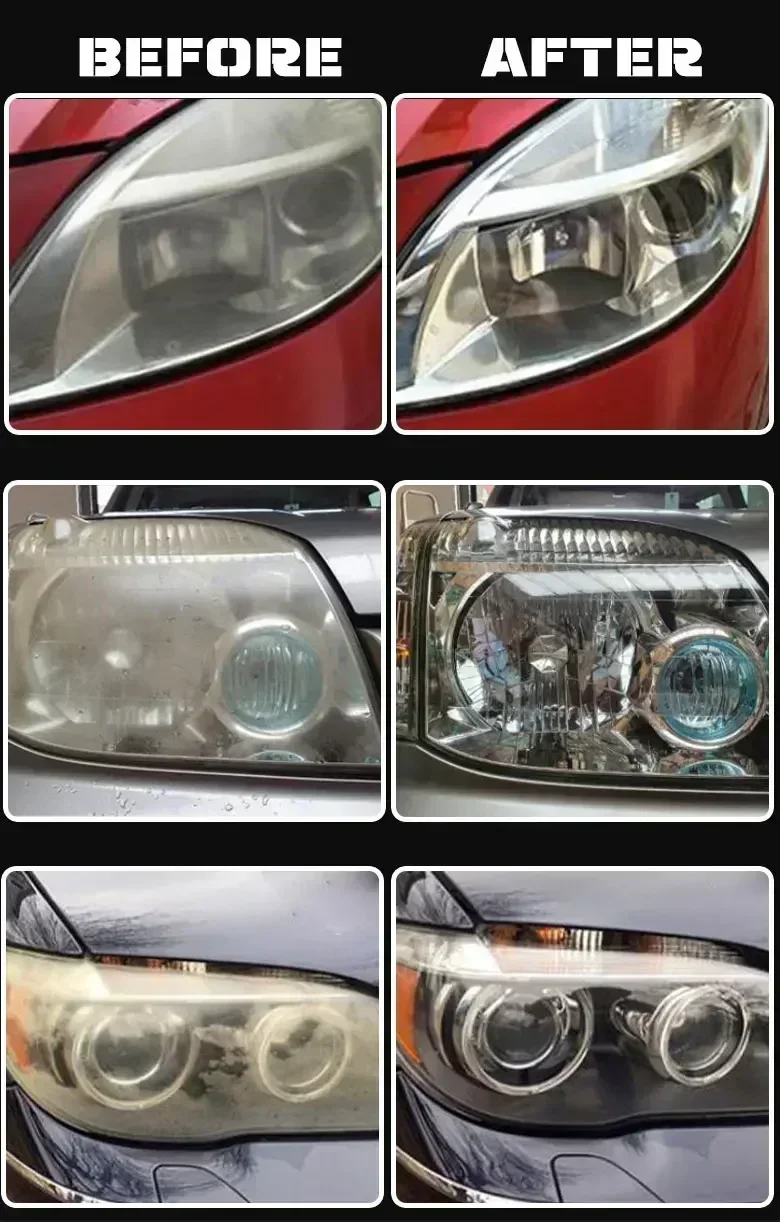 10/30/50ml Auto Car Headlight Repair Liquid Headlight Polishing Anti-scratch And Maintenance Liquid Kit Rearview Mirror Coating