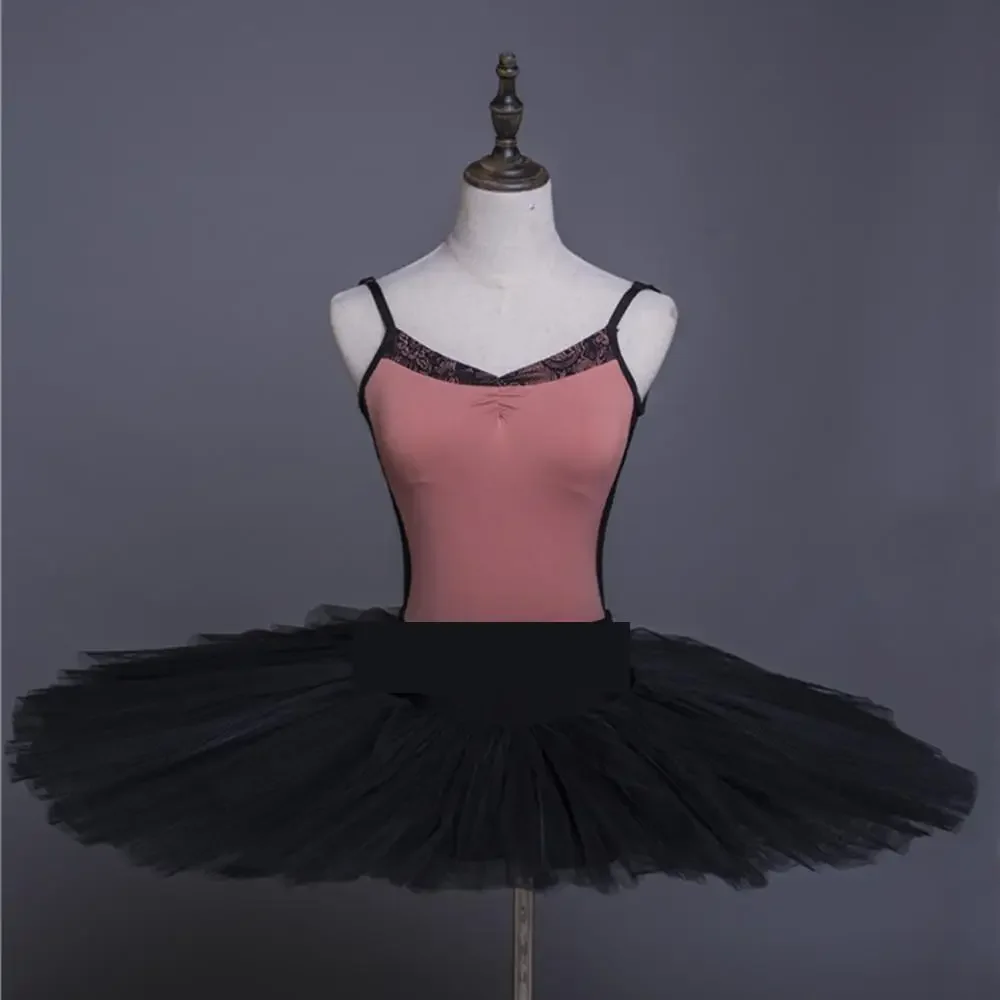 Professioneel Ballet Tutu Volwassen Kind Stijve Pannenkoek Half Ballet Tutu Meisjes Praktijk Tutu Rokken Kinderen Witte Schotel Tutu 6 Lagen