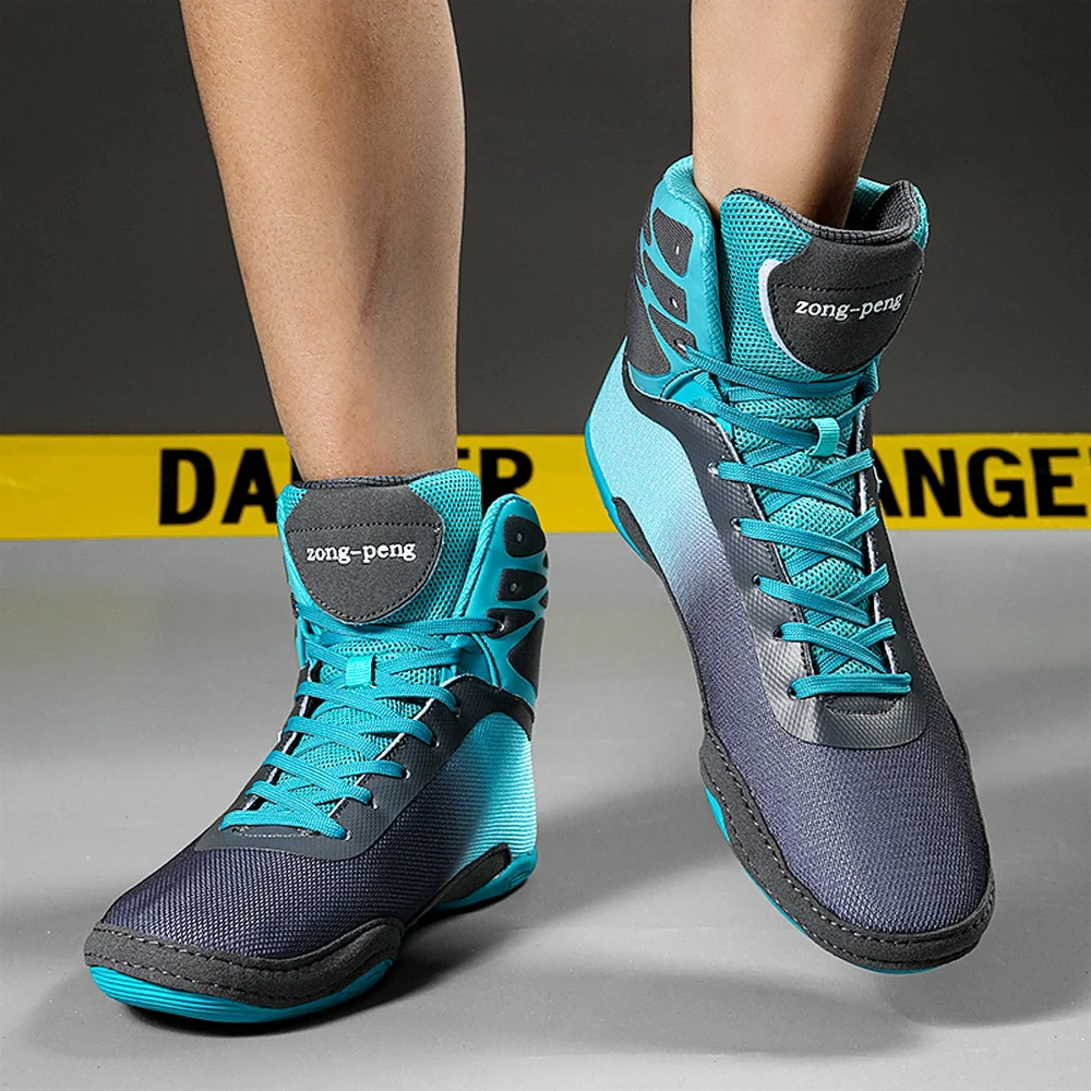 Breathable Boxing Shoes Men Women Anti Slip Flighting Sneakers Big Size 46