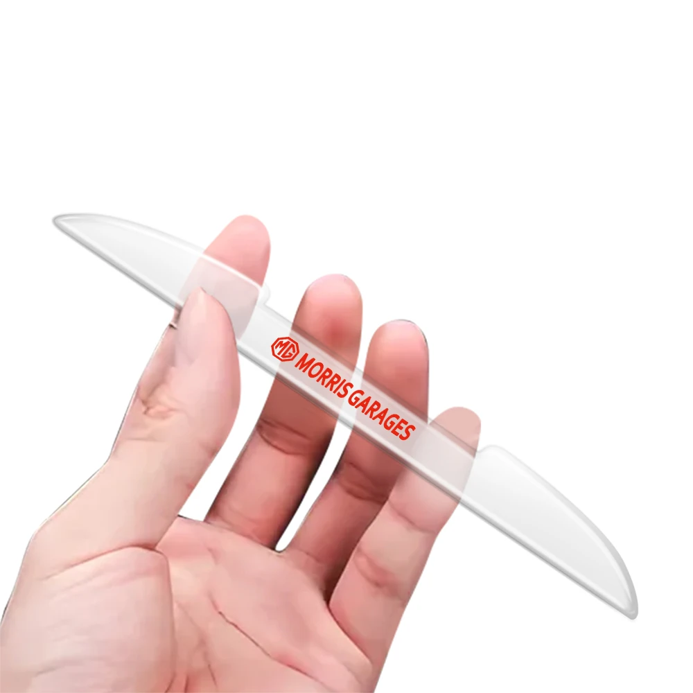 모리스 차고 MG MG3 MG5 MG6 MG7 ZS GT EZS EHS ZT 용 자동차 액세서리 투명 자동차 도어 충돌 방지 보호 장식