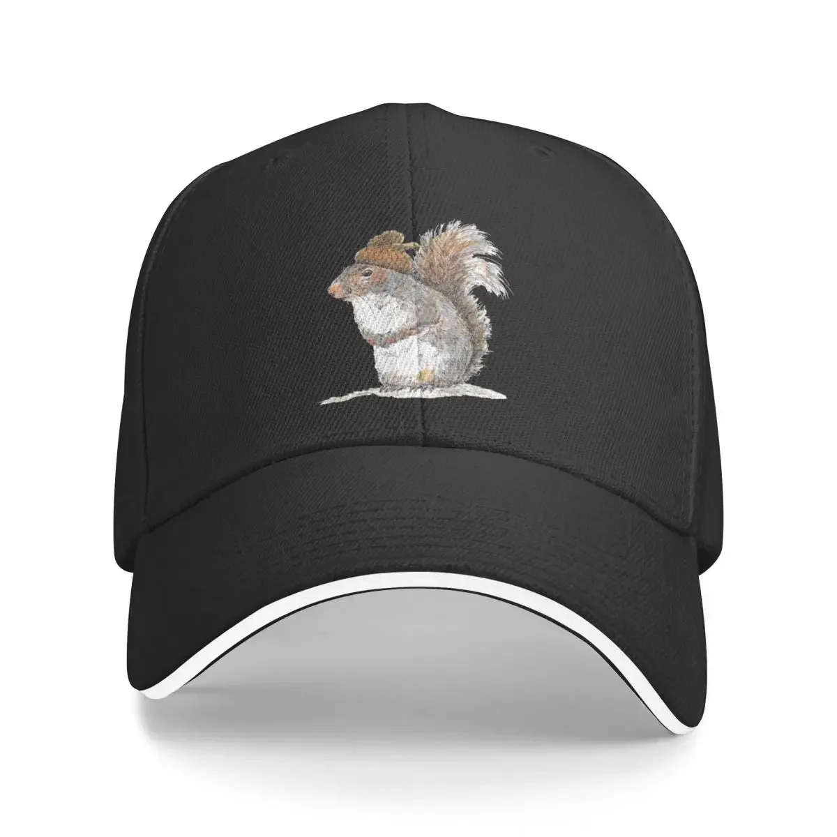 

Squirrel with an Acorn Hat Baseball Cap Trucker Hat Hat Man Luxury Baseball Men Women's