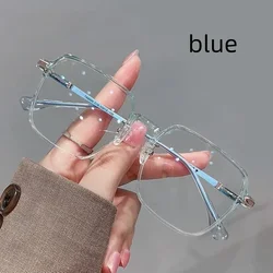 Classic Square Transparent Anti Blue Light Eyeglasses (Blue Anti Radiation)