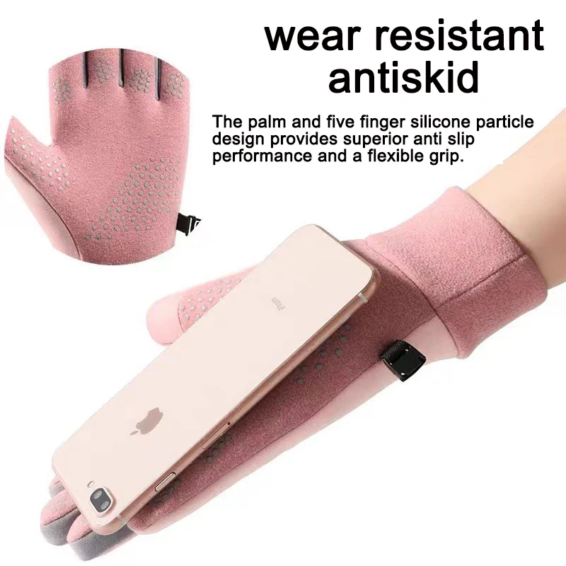 Description Picture 5 of itemWinter Gloves Women Cycling Bike Thermal Fleece Cold Resistance Wind Waterproof Bicycle Warm Outdoor Running Skiing Mittens