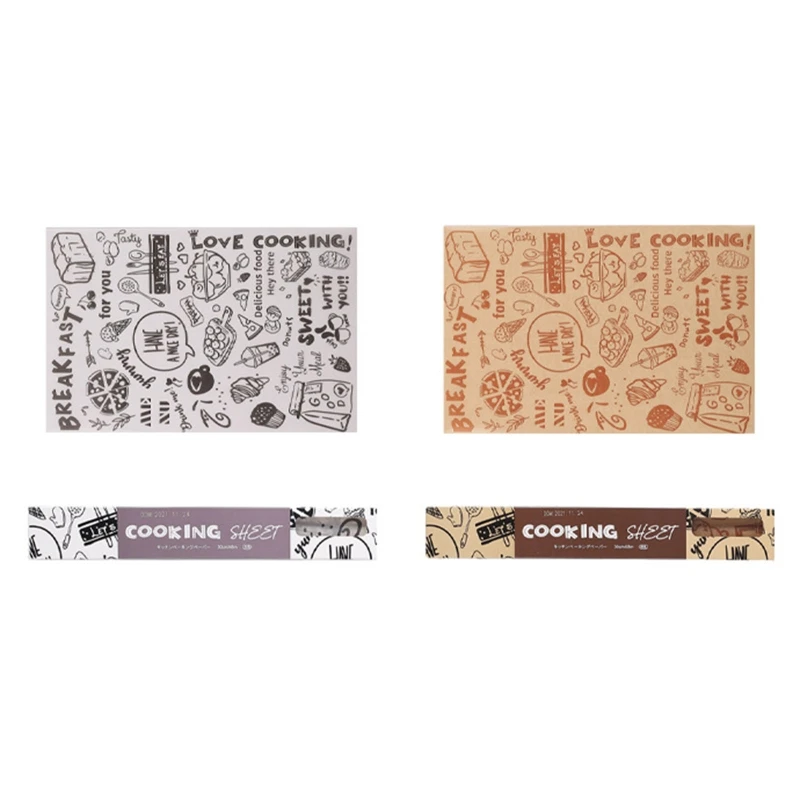 

Parchment Papers Baking Papers Sandwich Burger Fries Wrappers 2 Colors to Choose