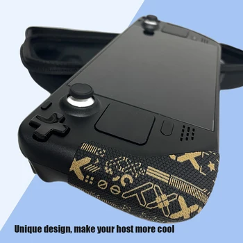 Aesthetic Skin for Steam Deck Console Protective Decal Wrapping Cover Host Grip Anti-sweat Anti-slip Game Accessories for Steam 1