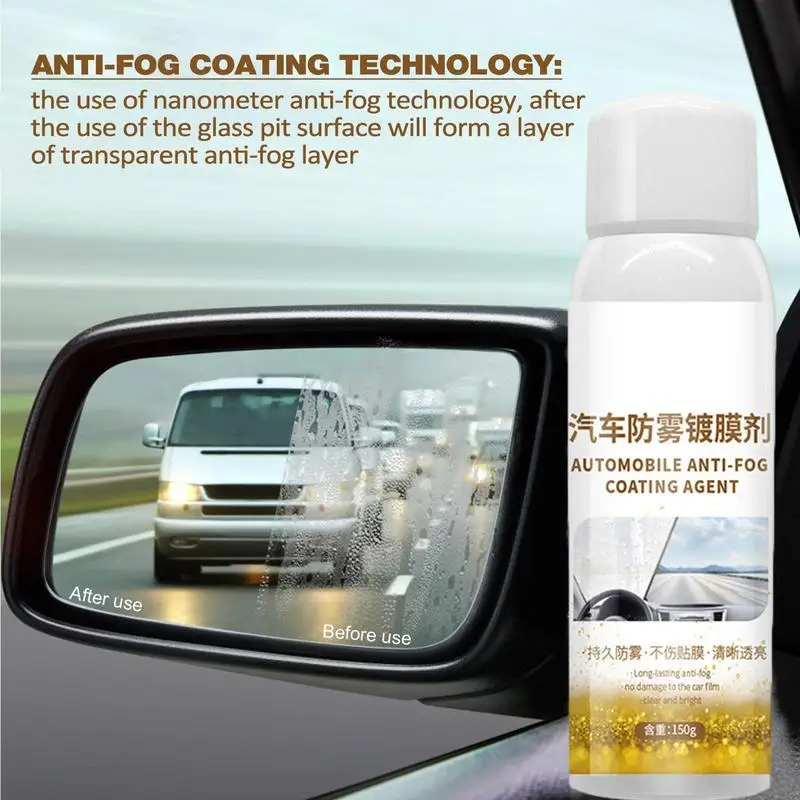 

Car Windshield Defogger Automotive Water Repellent Spray Anti Rain Coating For Car Glass Car Liquid Windshield Mirror Mask