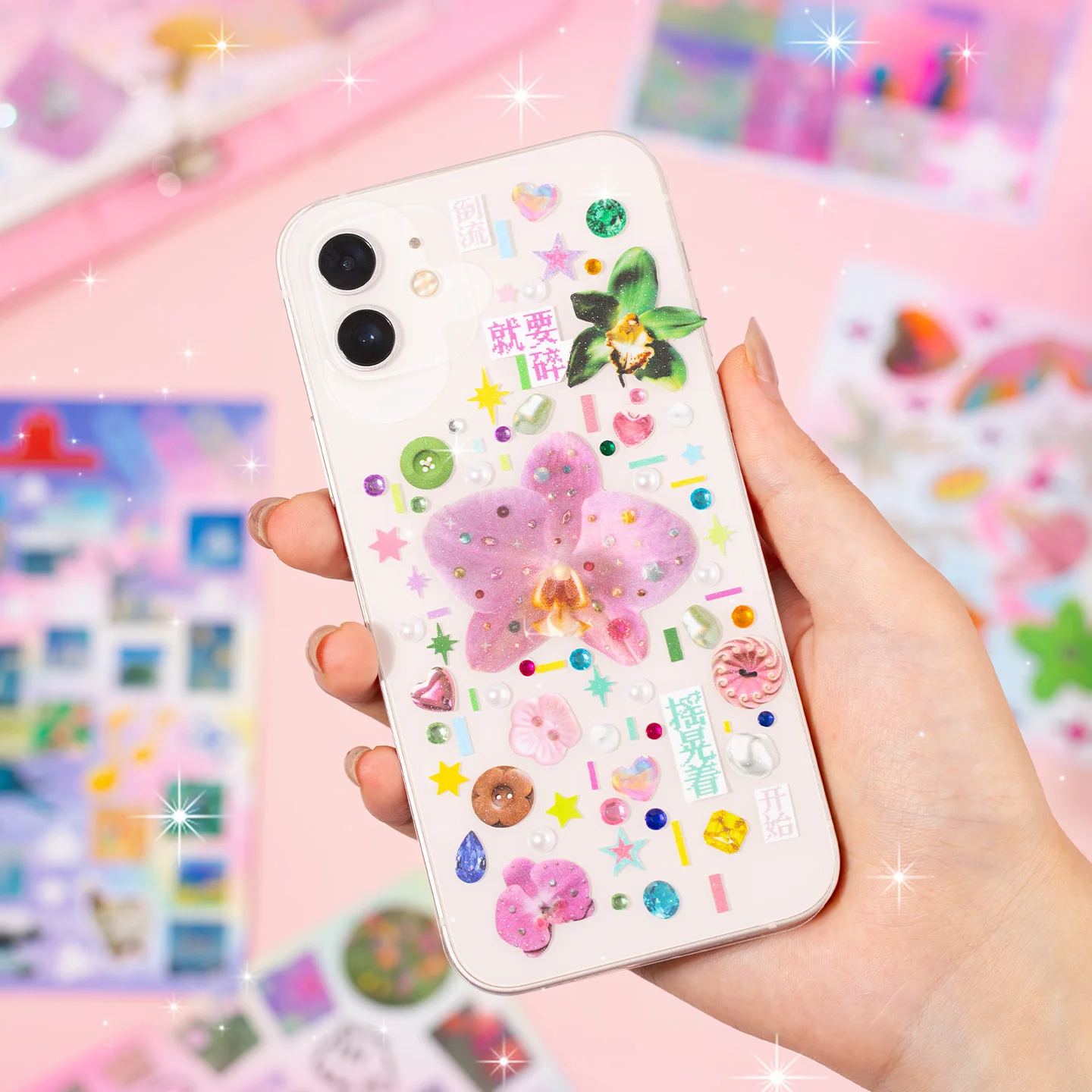 30 ورقة حلم النمو سلسلة Kawaii Ins يموت قطع ملصق ك...