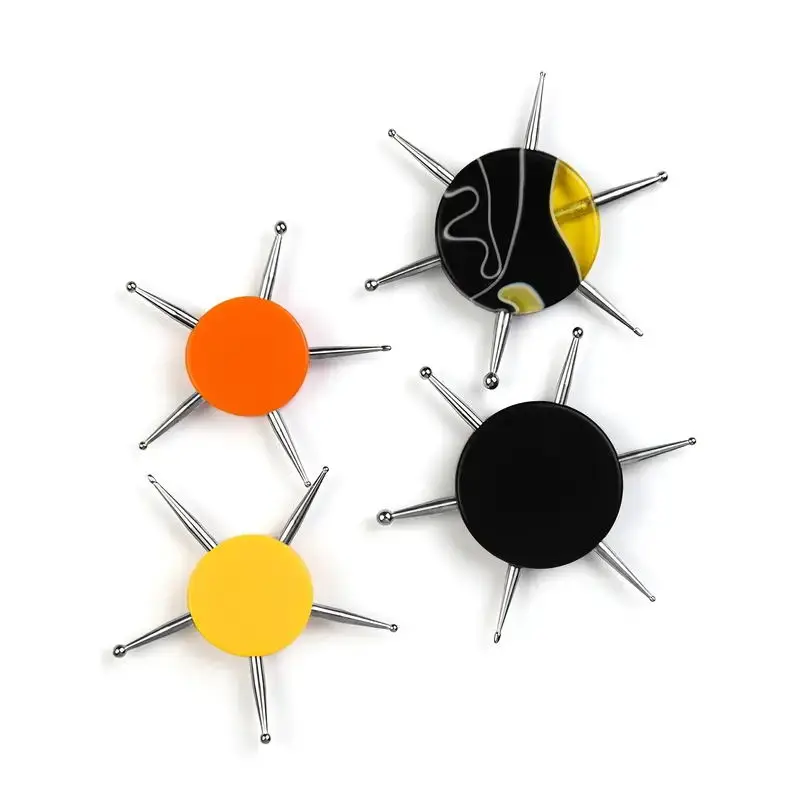 6 Sizes Circular Dotting Tools for Nail Art, Ball Embossing Stylus for Transfer Paper, Art Dot Painting Tools, Pattern Tracing S 2