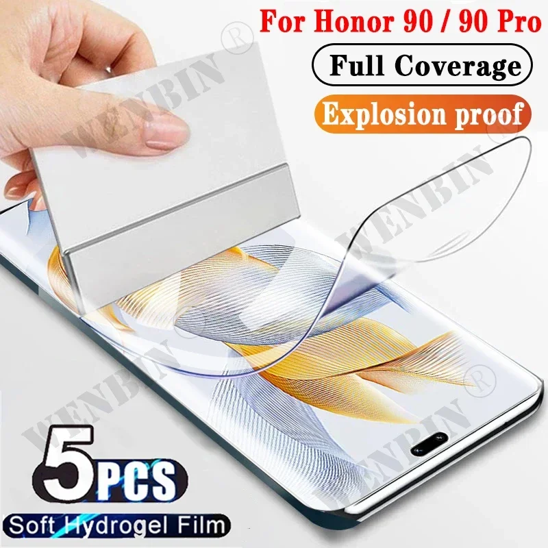 Hydrogel Film Full Cover Screen Protector - 5 Pack