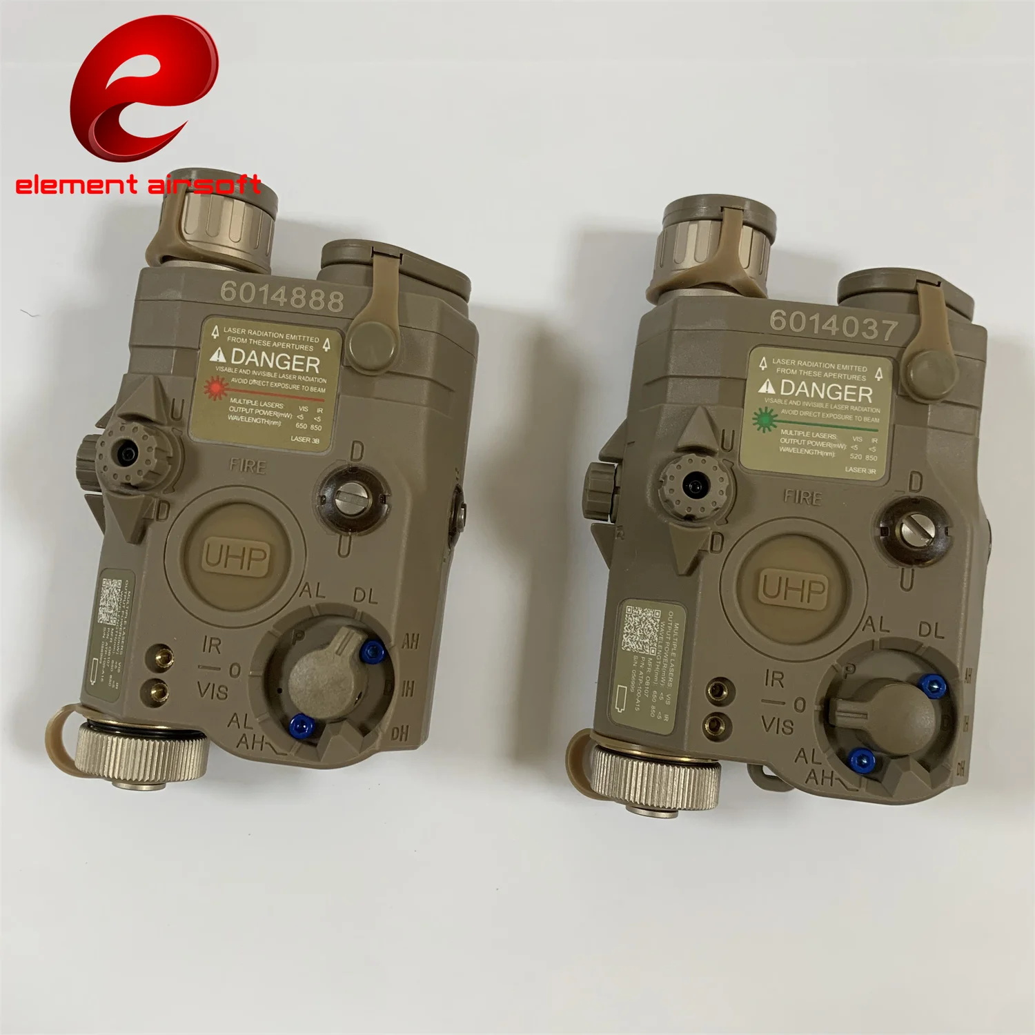 PEQ-15 kontrol düğmeleri ve tasarım detaylarını gösteriyor