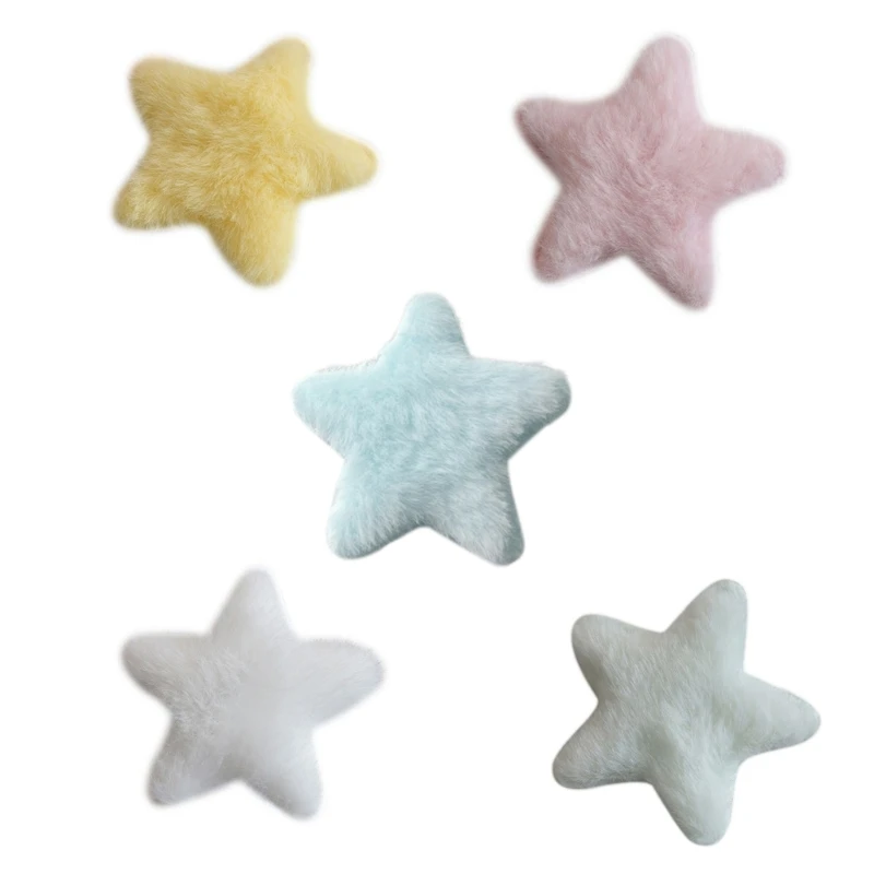 

Plush Star Y2K-Style Star Mini Star Hairpin Sweet Handmade Pins Hairpin Headwear Hair Accessories Women Girls