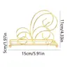 Space-Saving Metal Napkin Holder Nordic Style Freestanding Table Paper Organizer Thicken No-slip Tissue Storage Rack Home 6
