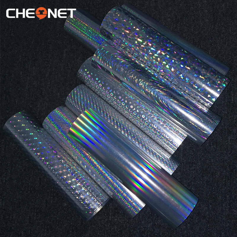 1 Sheet 10"x20"/25cmx50cm Laser Heat Transfer Vinyl Hologram Rainbow PVC Chrome Tshirt Iron On HTV Film heat transfer vinyl adhesive vinyl sheets adhesive vinyl adhesive vinyl film