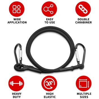 Baiann Elastic Bungee Cords with Hooks 5