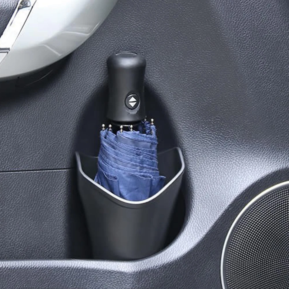Car Umbrella Storage Box Multifunctional Organizer Barrel Car Folding Hanging Water Bottles Rack Umbrella Bucket Stowing Tidying