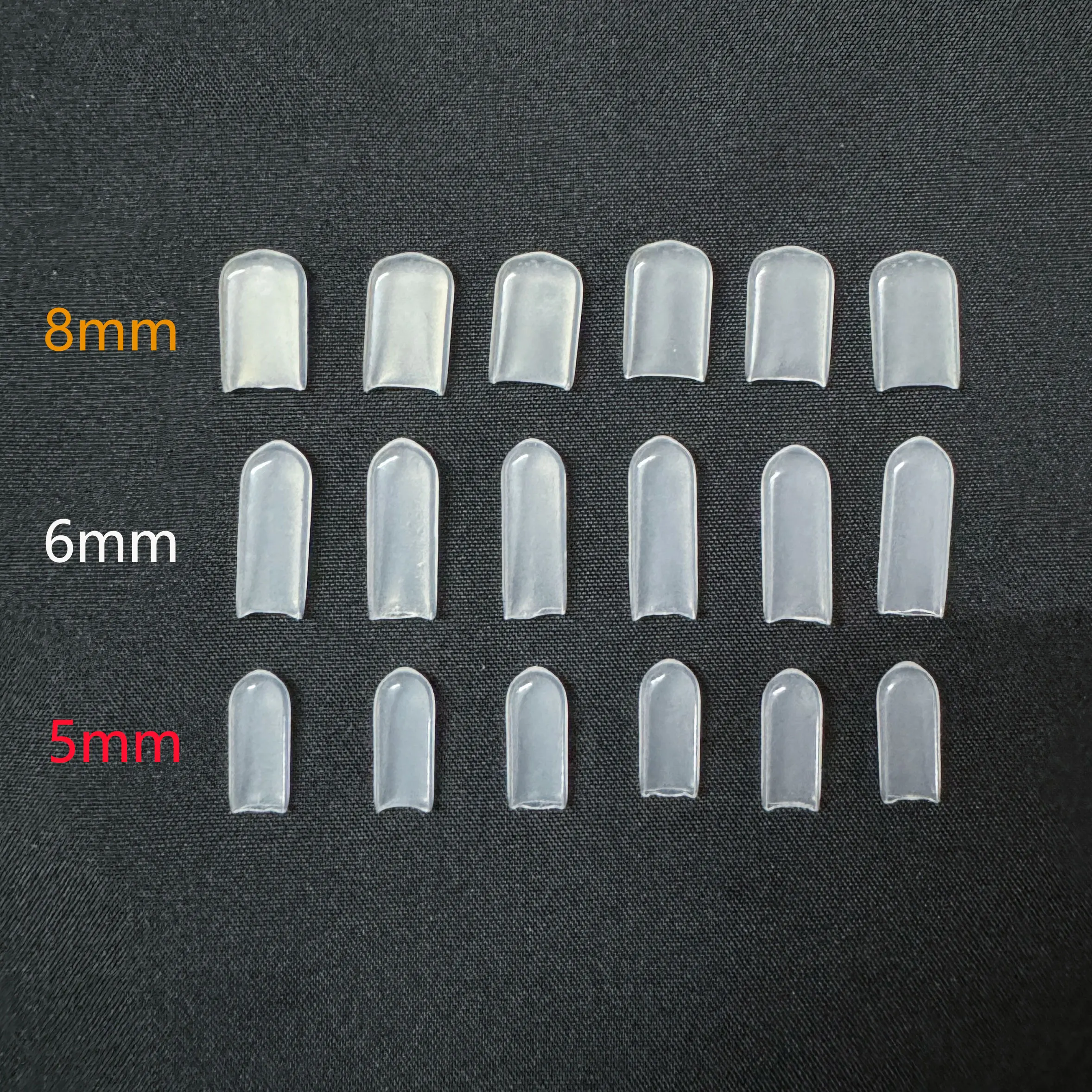 5-10mm Plastic Boning and End Caps Plastic Boning Ends For Rigilene Polyester Sew Through Corset