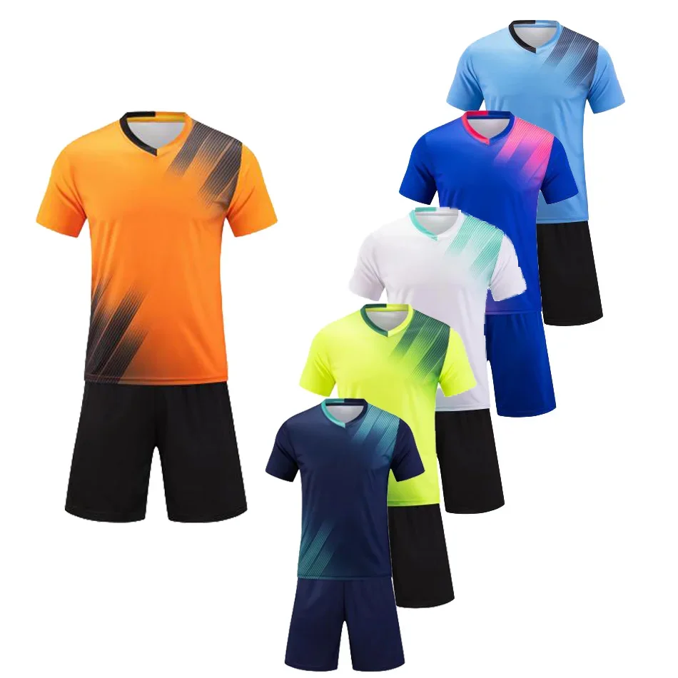 

Adult Kids Soccer Uniforms Customize Team Football Jerseys Shirts Women Futsal Sportswear Kit Men Training Tracksuit Boys Suit