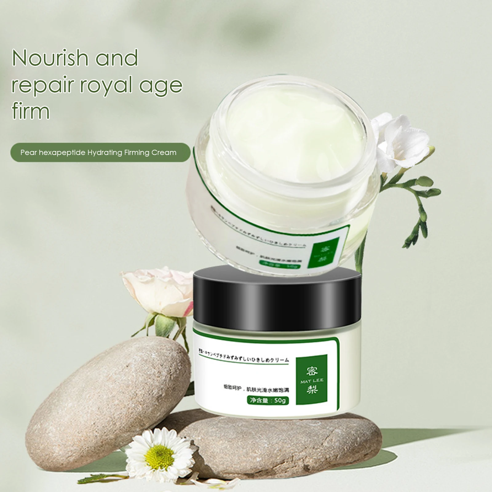 Japanese Six peptides Cream Anti-Wrinkle Moisturizing Anti-Early Aging for Sensitive Skin Face And Neck 50g