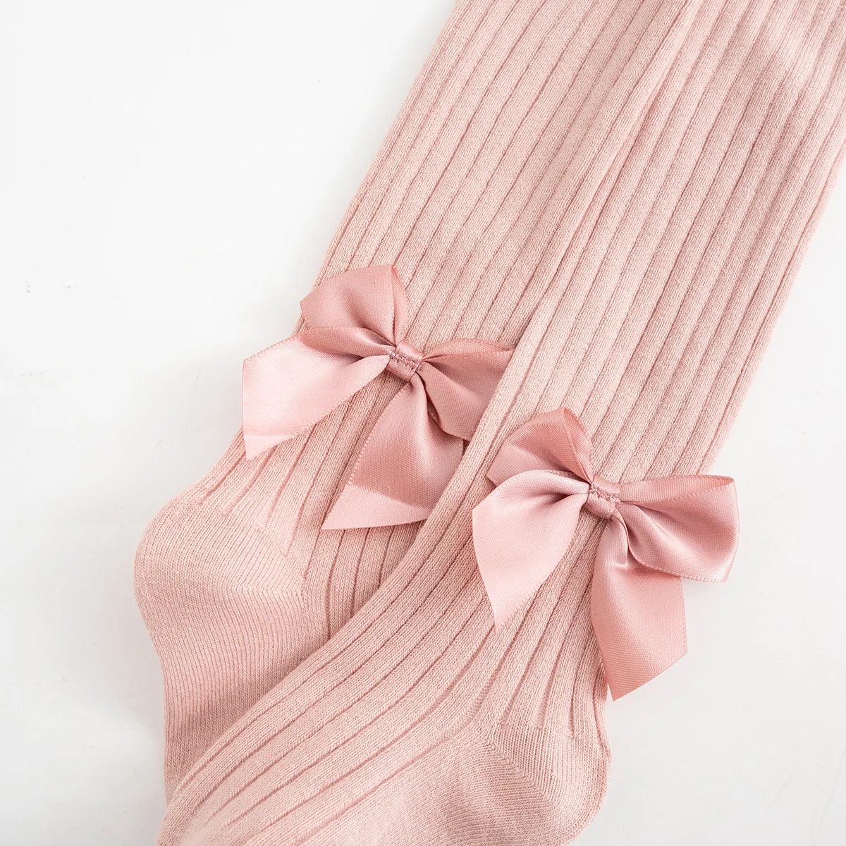 1pc Girls Cute Bow Decor Solid Color Pantyhose Children's Baby Thin Medium Thick Leggings Tights Socks Pants Dress Socks Dance S