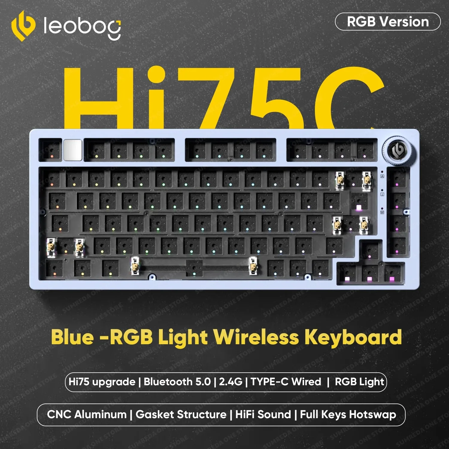 LEOBOG Hi75C/PRO Mechanical Keyboard Three-mode Custom Precision