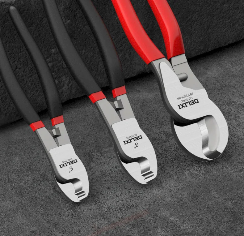 Description Picture 3 of itemDELIXI ELECTRIC Cable Cutter ,Wire Stripper Pliers,Chromium Vanadium Steel Forging,Used to Sharp Cutting Cables and Strip Wires