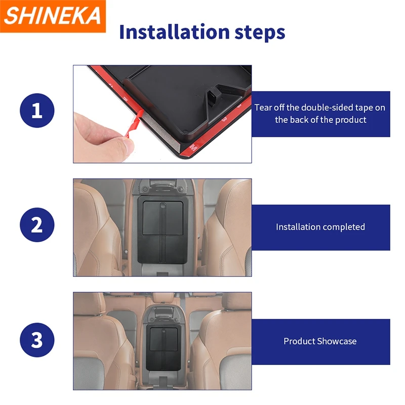 Armrest Storage Tray & Door Handle Pockets Compatible With 2021-2025 - View #10